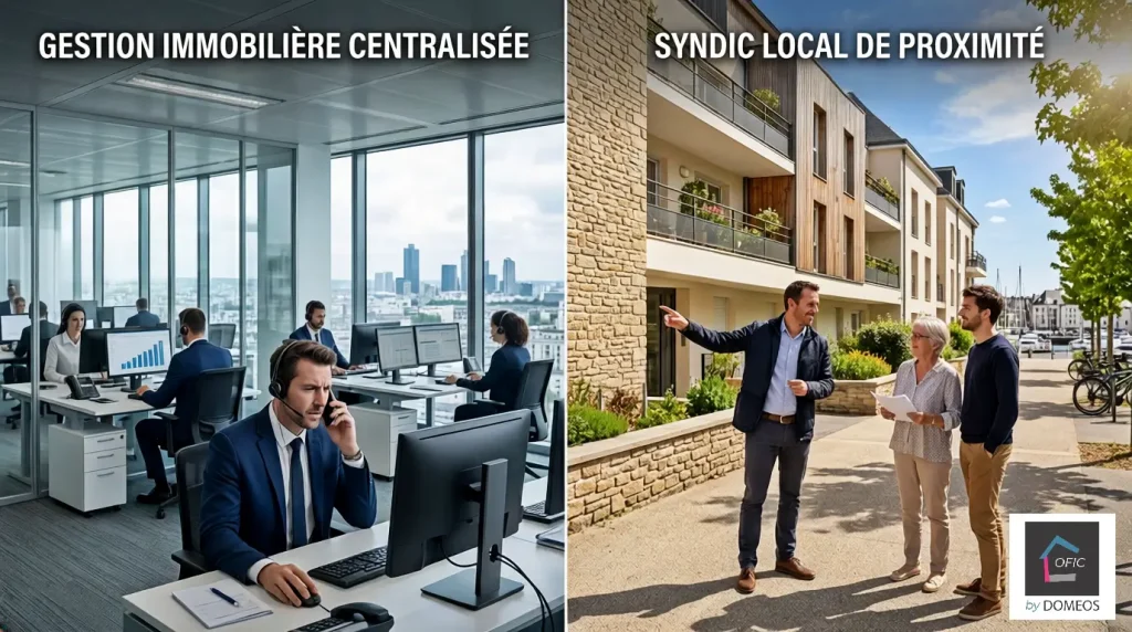 Quel est le meilleur syndic à Vannes ? 2 comparatif du meilleur syndic à Vannes - grand groupe vs syndic de proximité